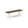 Ensemble de salle à manger 6 pièces Winston Porter A34B4D7E9D8144C0A2D999E2F79DCE20 - une petite table, un petit banc et 4 chaises grises - Lin brossé