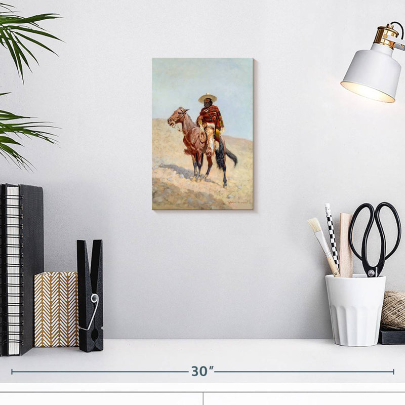 Lelar A Mexican Vaquero 1890, 12" H x 8" W