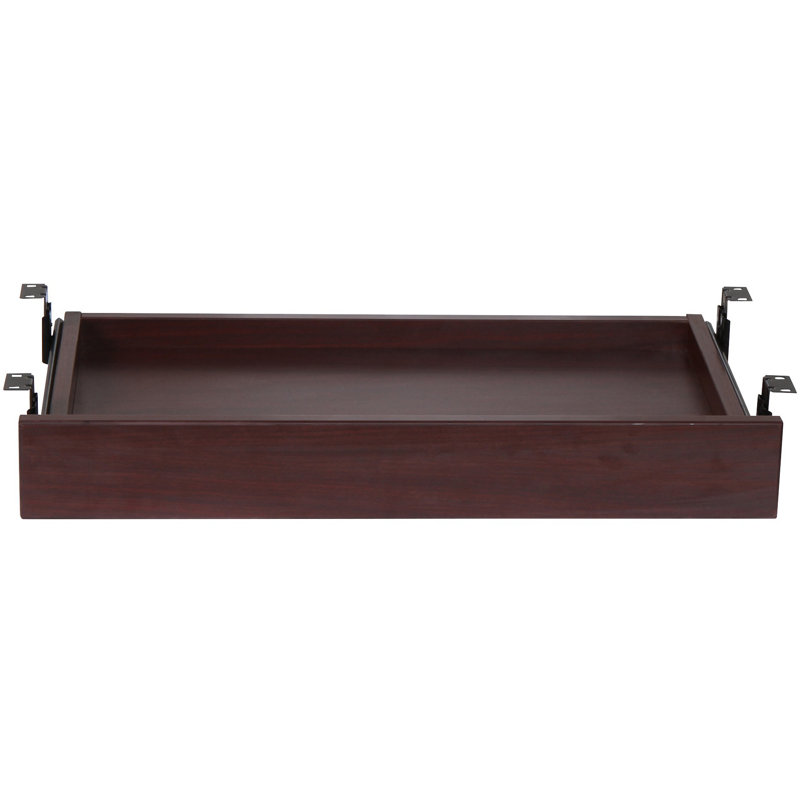 Tiroir de bureau H 5,1 po x l 28,4 po x P 16,7 po Orlanda, Acajou