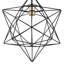 Schramm 1 - Light Black/Copper Geometric Pendant