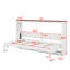 Lit escamotable simple avec lumière DEL-1002988639