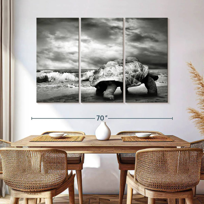 Giant Turtle BW, 42" H x 65" W