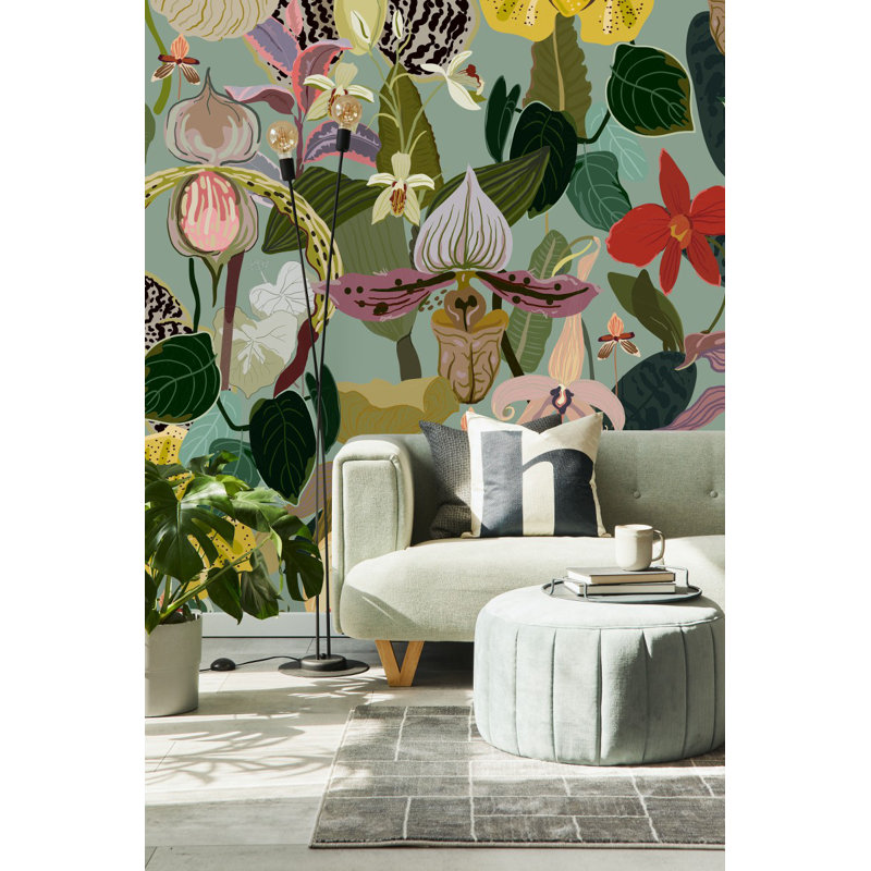 Peel & Stick Wall Mural, 10.42' W x 10.42' L