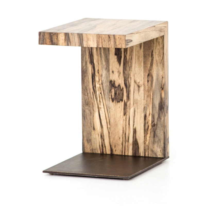 Table de bout Hennigan, Or brossé