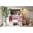 Vanity Desk Set with Cushioned Stool