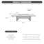 94.6 " MDF Rectangle Conference Table-1304849205