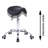 Adjustable Height Ergonomic Lab Stool with Wheels-1205419718
