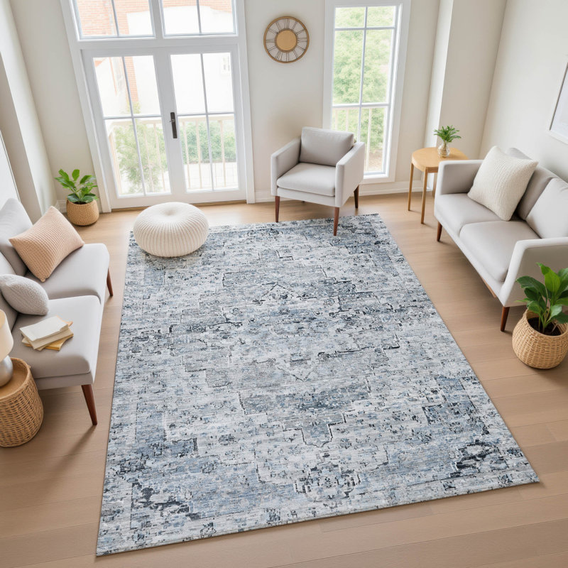 Tapis de qualité supérieure lavable à la machine AMF1832 Global Ashington, Rectangle 10 pi x 14 pi