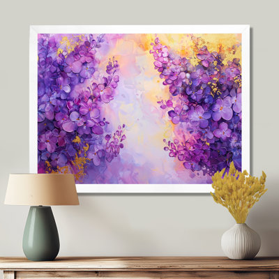 Impression sur toile lilas mauve dans les jardins botaniques II - lilas