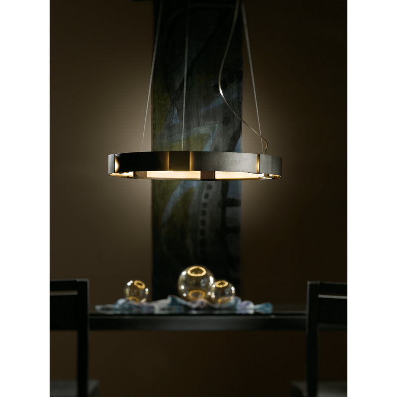 Aura 6 - Light Unique/Statement Drum Chandelier, Sterling