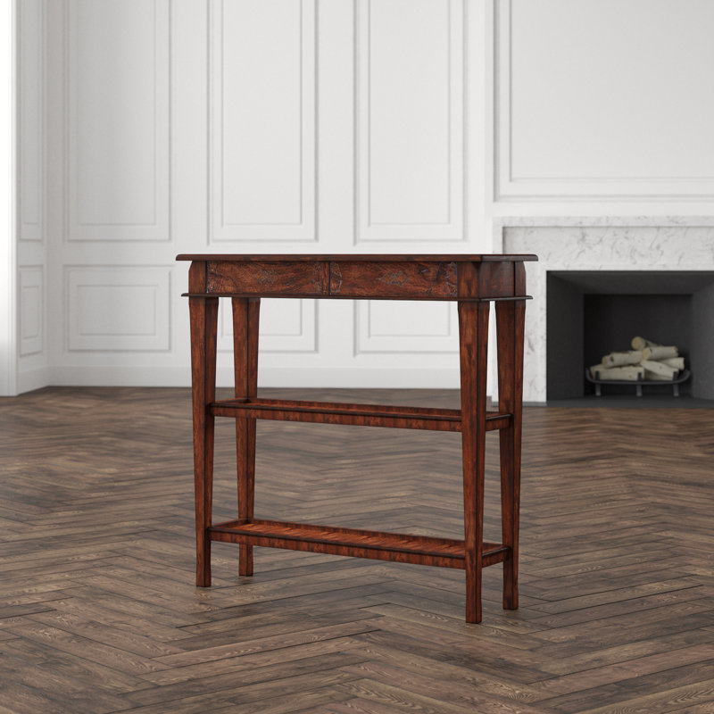 Castle Bromwich 37.75'' W Solid Wood Console Table