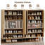 Armoire à chaussures Aleatha 6 paires à 24 paires avec portes et tablettes réglables pour le vestibule-1852051565