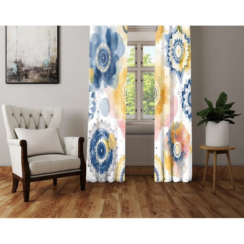 Window Curtains (WC01607), 20" W x 52" L