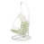 Structure blanche / coussin vert est en rupture de stock