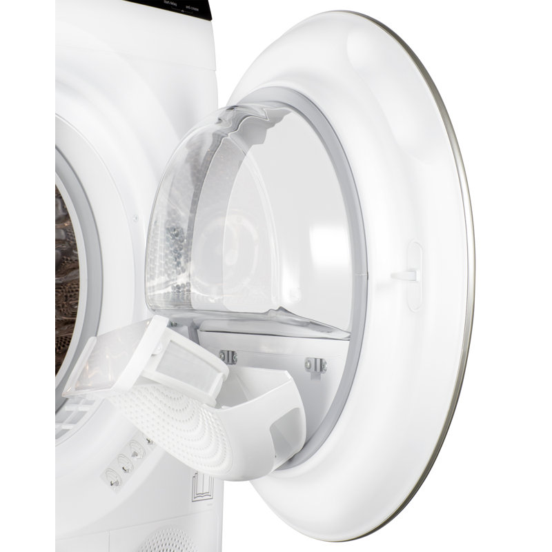 Summit Appliance SLD242W Summit Appliance 3.88 Cubic Feet Ventless Electric Stackable Dryer