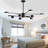 10-Light 30.7" Modern Sputnik LED Chandelier
