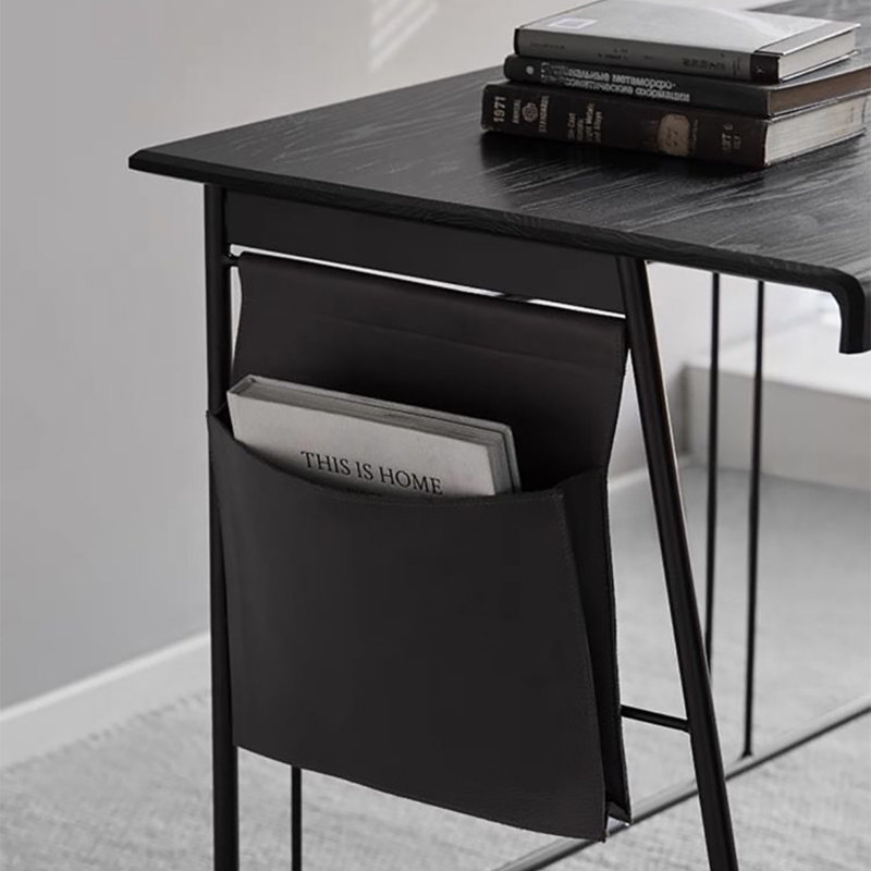 Modern Italian Minimalist Desk with Spacious, 29.5" H x 47.2" W x 21.7" D