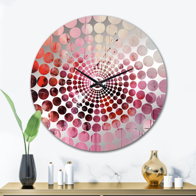 Gudelia - Horloge murale abstraite de style Mid-Century