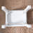 White Vanity Stool Padded Makeup Chair Bench With Solid Wood Legs