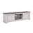 1Pc Contemporary Entertainment Console TV Stand Weathered Wood Finish Living Room Furniture