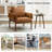 Allessa Faux Leather Armchair-1420988482