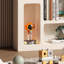 Vitrines en bois massif beige