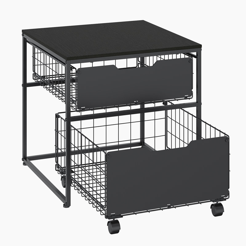 55.5 cm W Shelving Unit, Black