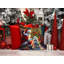 Coussin American Eskimo and Santa Claus-101410307