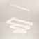 Ariadnee 3 - Light Square/Rectangle Tiered LED Pendant