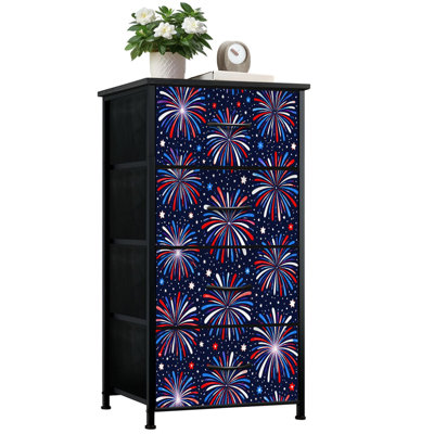 Commode de rangement verticale 4 tiroirs