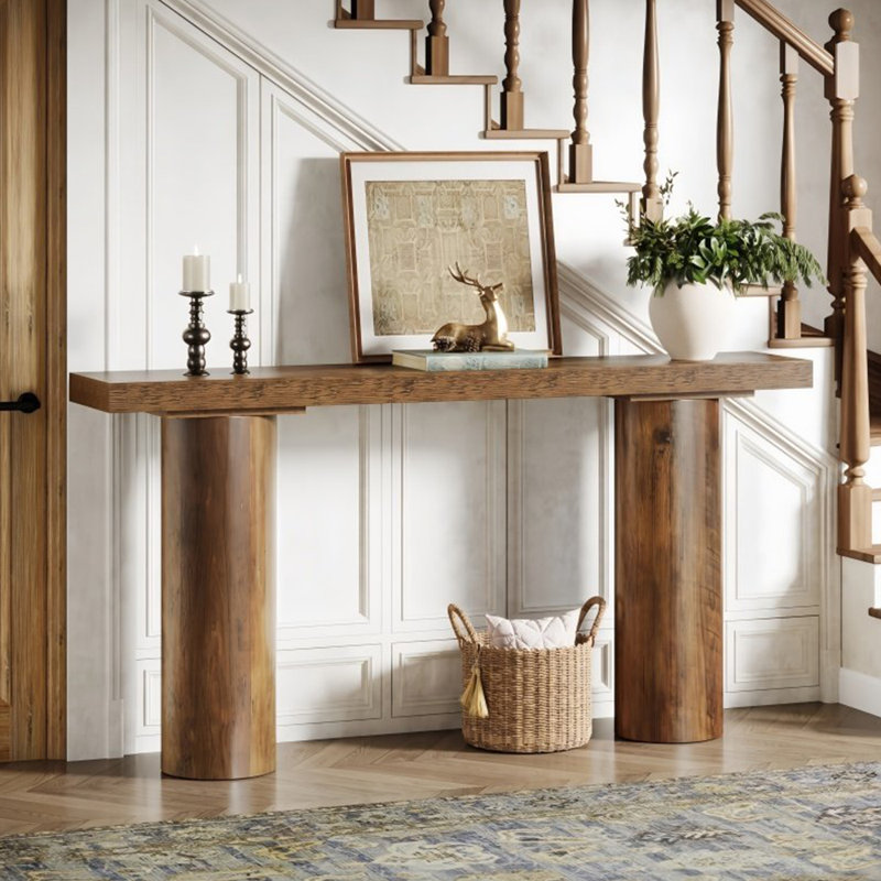 Console américaine de style américain, H 35,4 po x l 59 po x P 11,8 po