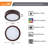 13Inch Round Colour Selectable Integrated LED Slim Flush Mount Downlight, White-72090890