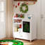 L 31,5 po x H 38,5 po, armoire de rangement pour enfants avec tableau, porte de grange et tiroir