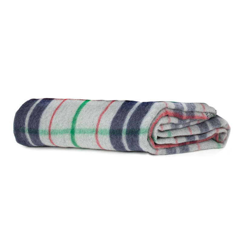 Couverture en laine, Gris