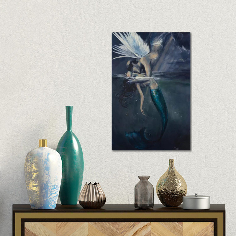 Crochet - Giclée sur toile tendue avec châssis, H 18 po x l 12 po