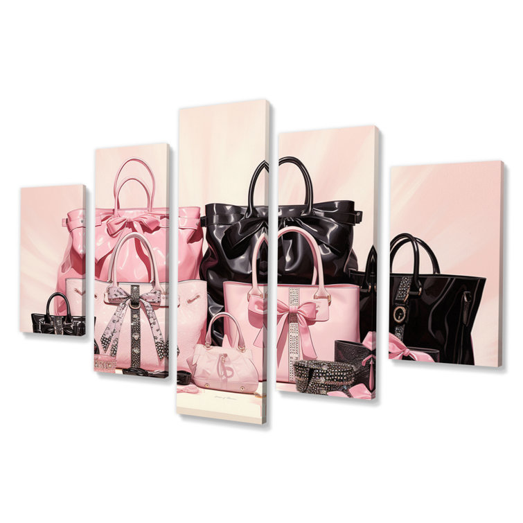 House of Hampton® All I Need Is My Designer Bags IV On Canvas 5 Pieces ...