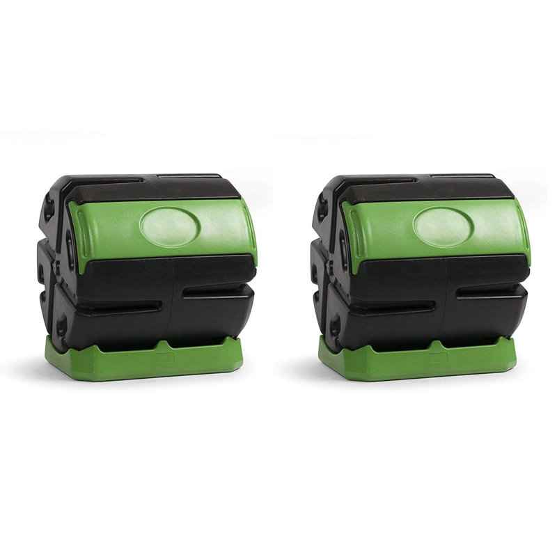 Bac à compost roulant à chambre 37 gallons FCMP HOTFROG