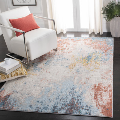 Joycelyn Abstract Looped / Hooked Area Rug