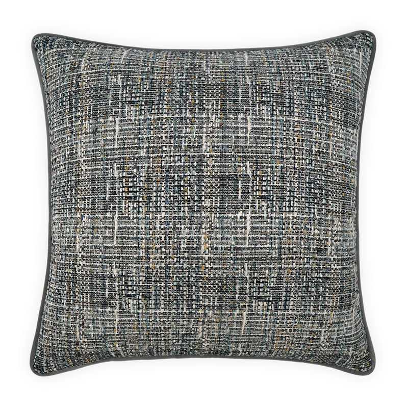 Underwood Square Pillow Cover & Insert, Aqua, Square 20"
