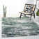 Difiore Abstract Green/Beige Area Rug
