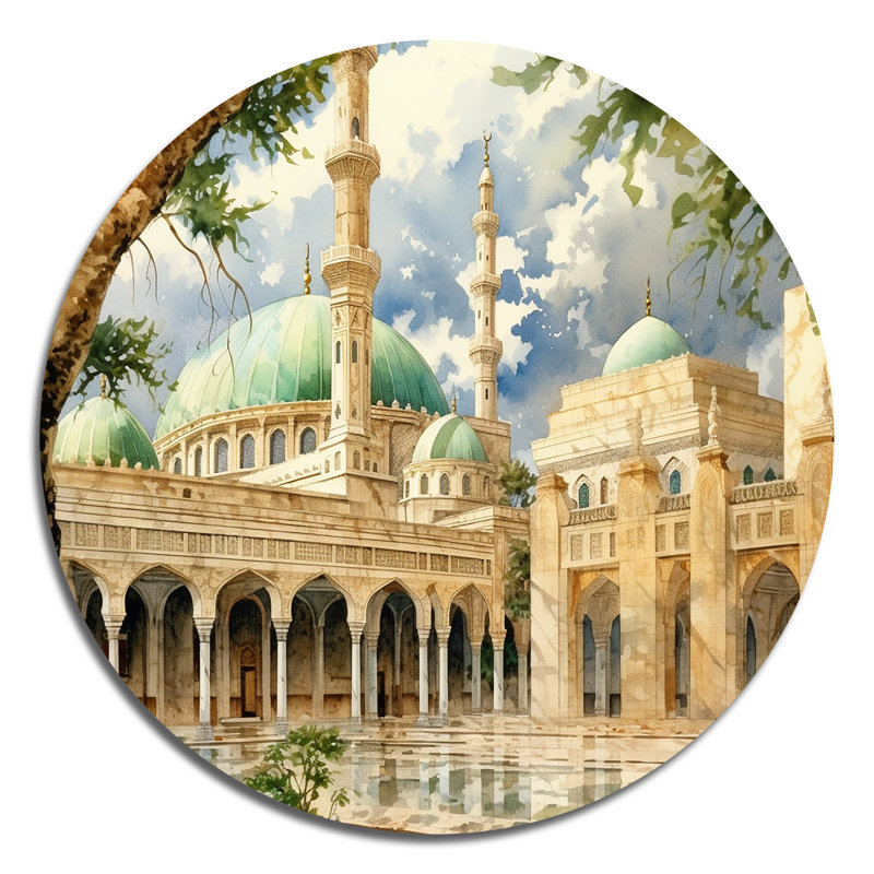Mosquée religieuse The I, H 16 po x l 16 po