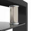 Table basse rectangulaire en verre noir, table basse transparente, tables d'appoint modernes pour le salon, meubles de salon-129505423