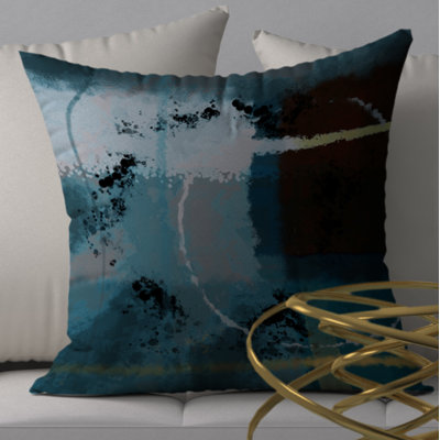 Housse de coussin décorative carrée passionnée et insert