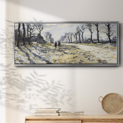 The Road, Effect Of Snow At Sunset, 1869, reproduction d'art sur toile