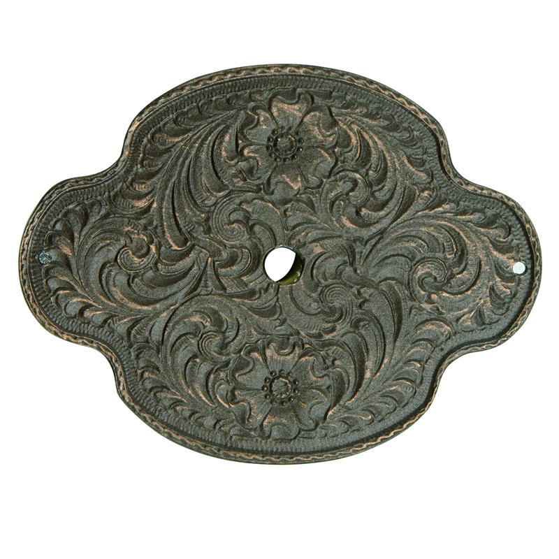 Americana oval tularosa escutcheon in finish Chalice, Oil Rubbed Bronze