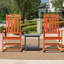 Chaises berçantes d'extérieur en PEHD pour patio-552783076