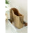 9.8X3.7X6.9" Alu Timber Wavy Rect Vase,Small
