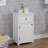 Dorset Bathroom Storage Cabinet – Small Freestanding Floor Cabinet with Door, Drawer & Adjustable Shelf – 17” W x 29” H Organizer for Towels, Toiletries & Bathroom Essentials