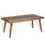 Misael Solid Wood Four Leg Coffee Table