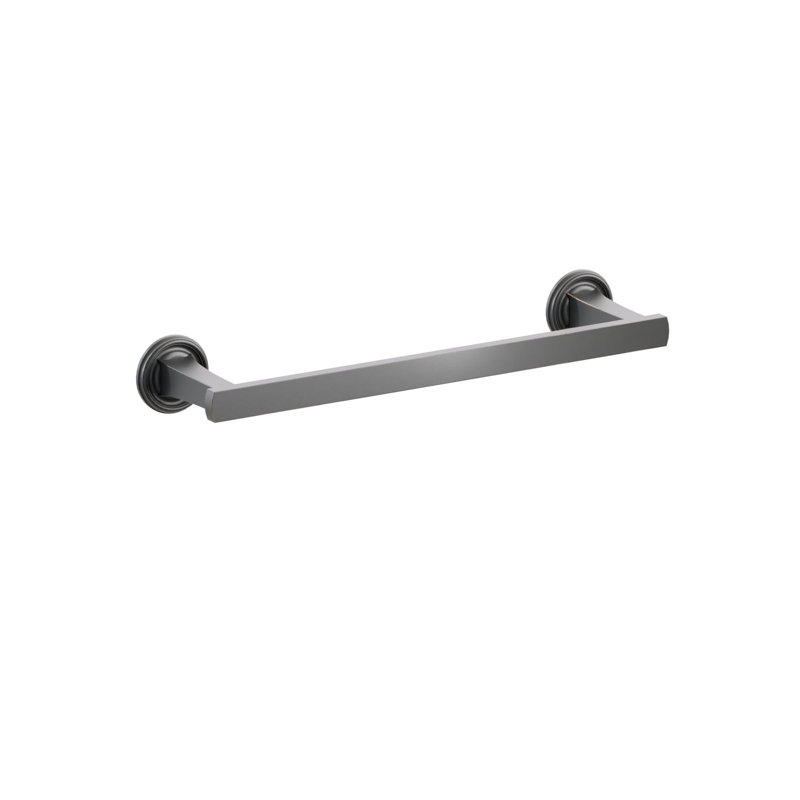 Porte-serviettes Emtek, Bronze frotté à l'huile, H 1,625 po x L 13,375 po x P 3,125 po